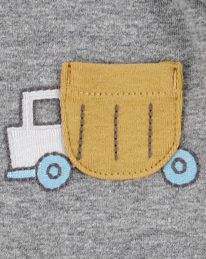 Conjunto de 5 Bodys Construção Carter's