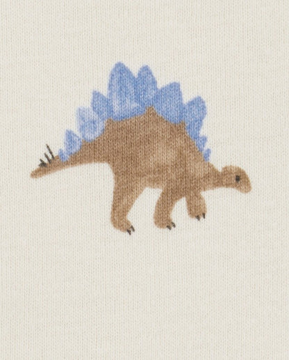 Conjunto Dinossauro Azul/Marfim Carter's