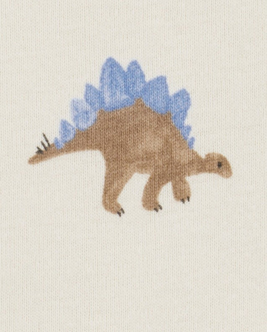 Conjunto Dinossauro Azul/Marfim Carter's