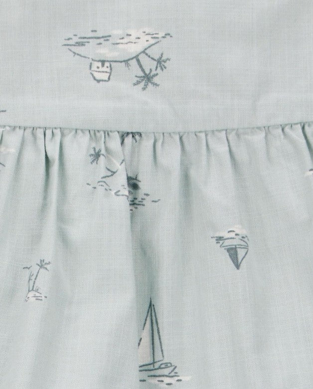 Conjunto Azul/Branco Carter's