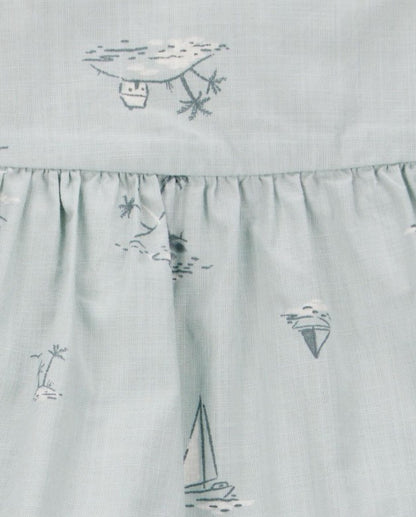 Conjunto Azul/Branco Carter's