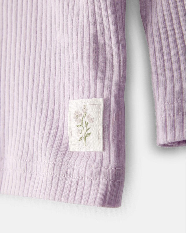 Conjunto Canelado Roxo Carter's