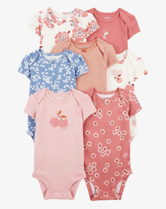 Conjunto Body Fruta/Floral/Listras Carter's