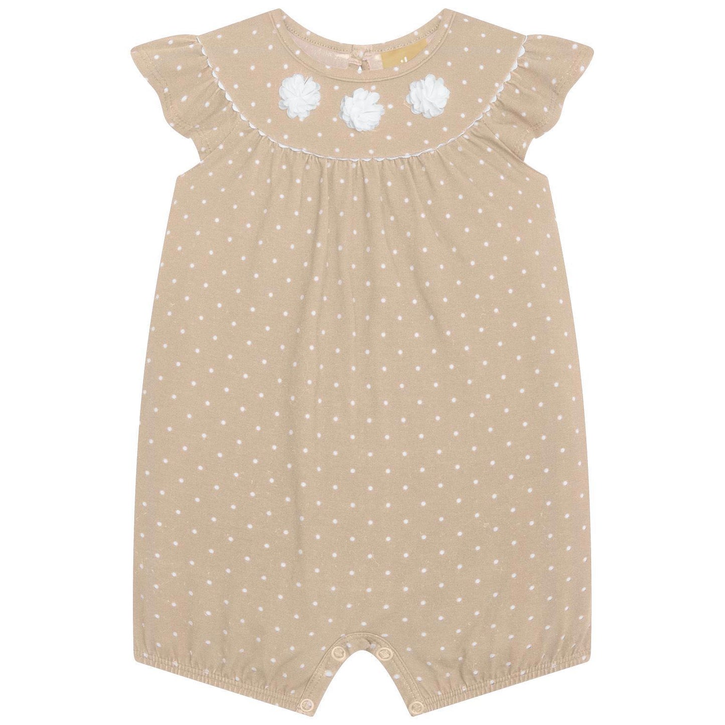 Macaquinho Bebê Menina Nude Póa Milon