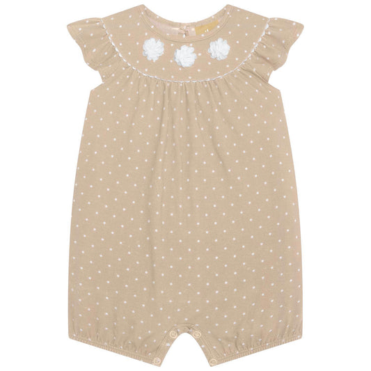 Macaquinho Bebê Menina Nude Póa Milon