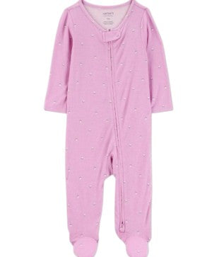 Pijama Viscose Florzinha Rosa Carter's