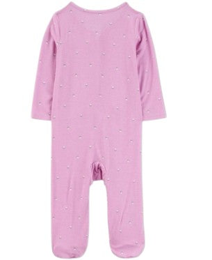 Pijama Viscose Florzinha Rosa Carter's