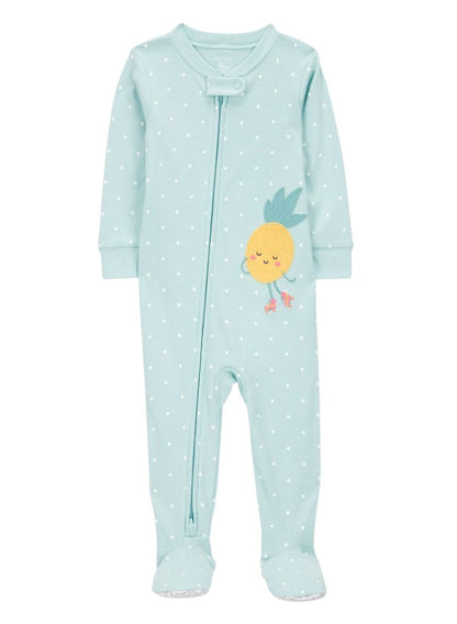 Pijama de Algodão com Abacaxi e Bolinhas Carter's