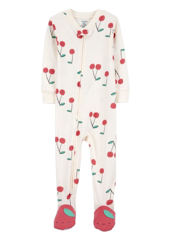 Pijama de Algodão com Estampa de Cereja Carter's