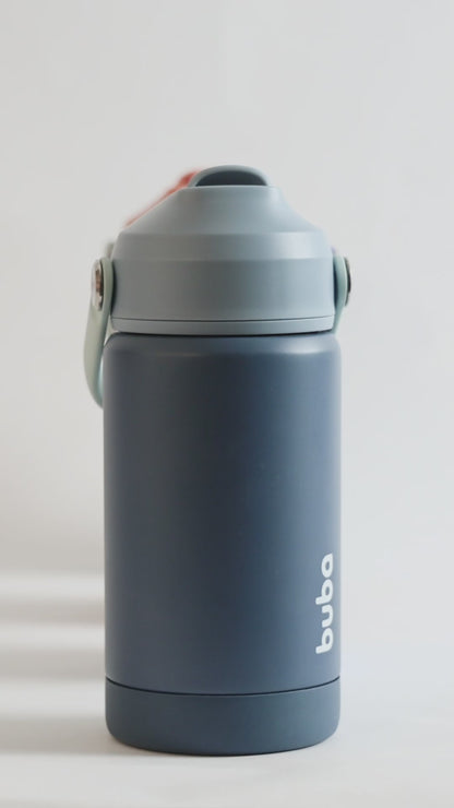 Copo Térmico Parede Dupla Com Canudo Forest Buba