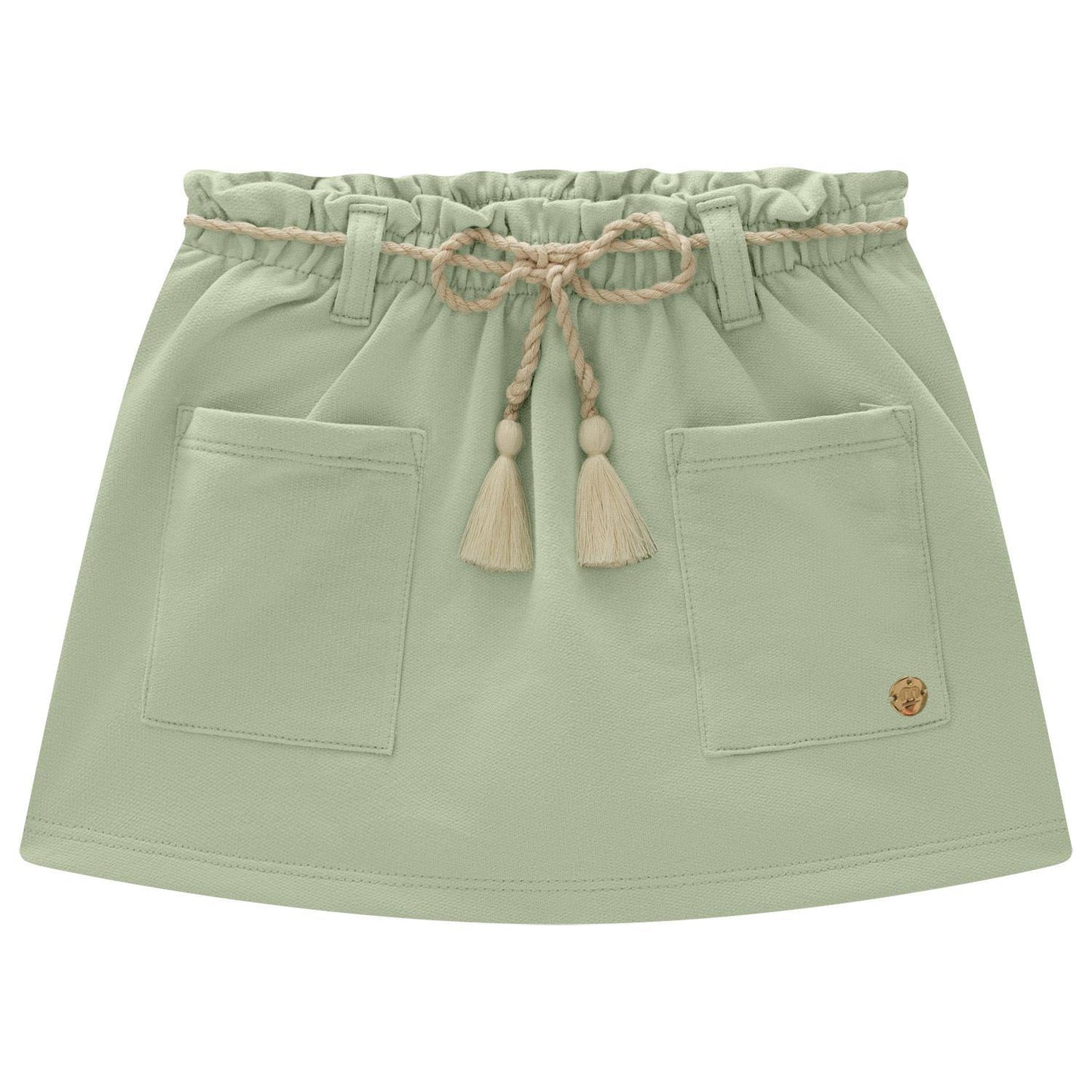 Shorts Saia Cinto Verde Milon