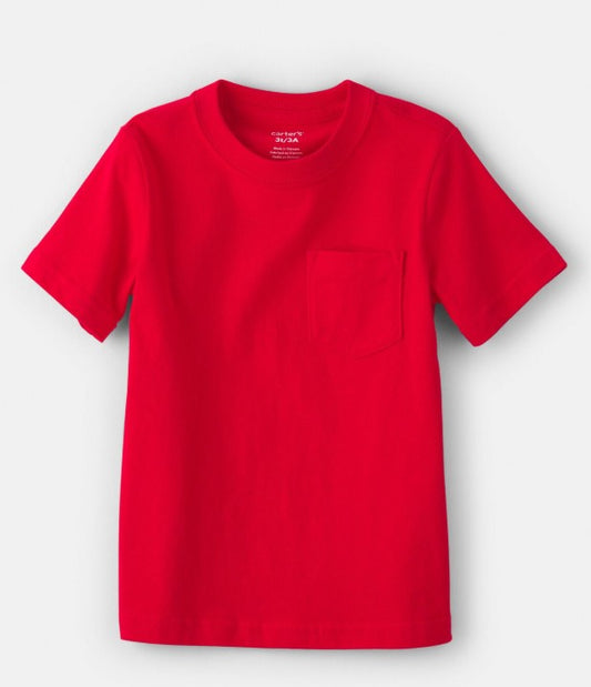 Camiseta Vermelha Bolso Carter's